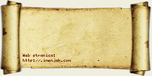 Natalija Ožegović vizit kartica